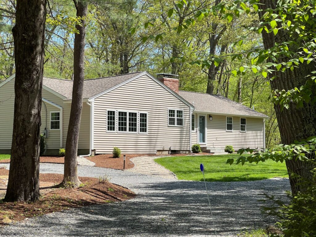 Roof replacement in East Greenwich, RI using CertainTeed Landmark PRO — Project #12137 by Pinnacle Roofing & Skylights