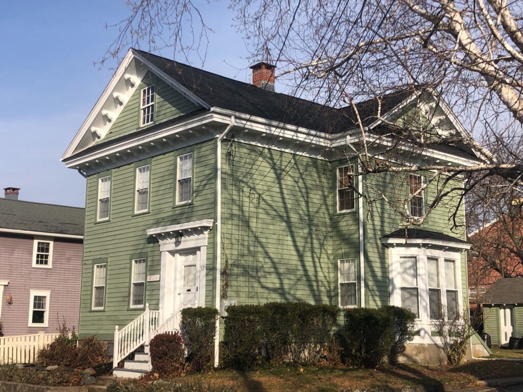 Roof replacement in East Greenwich, RI with asphalt shingles — Project #12175 by Pinnacle Roofing & Skylights