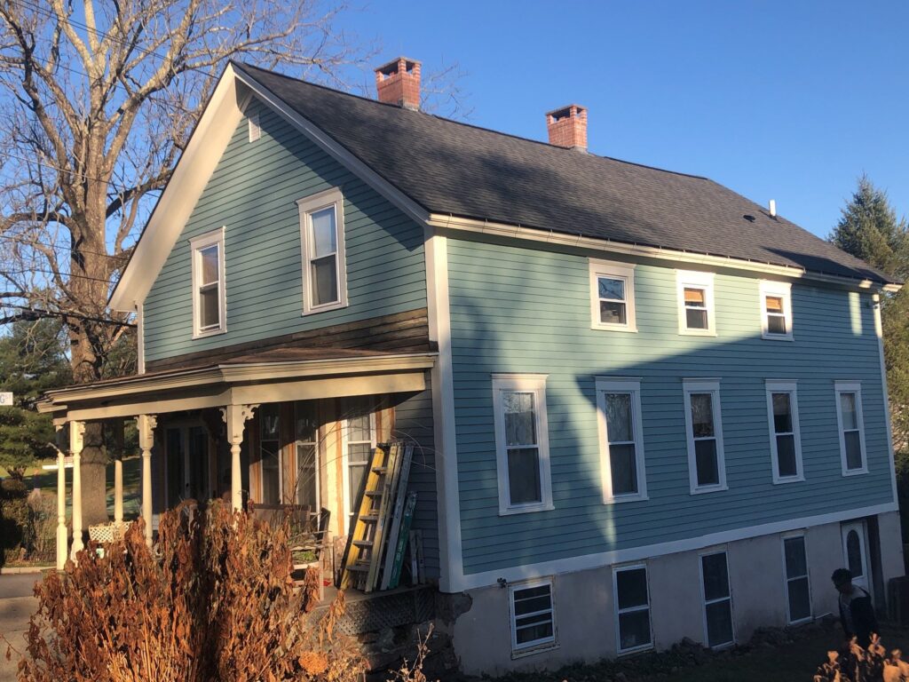 Roof replacement in East Greenwich, RI — Project #12257 by Pinnacle Roofing & Skylights