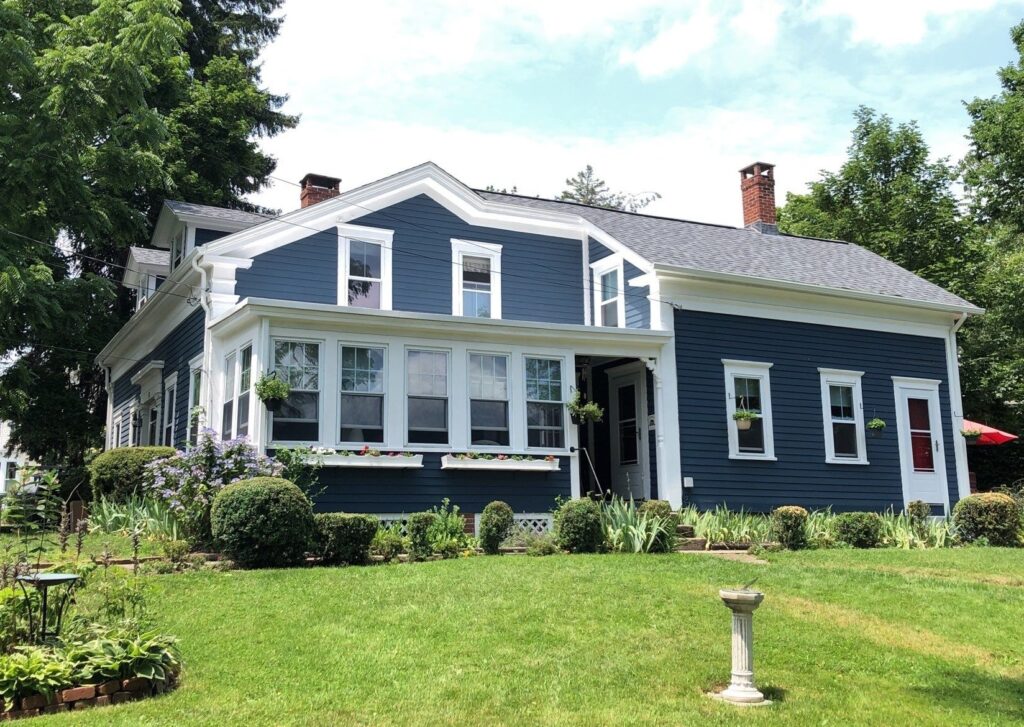 Roof replacement in East Greenwich, RI with asphalt shingles — Project #12315 by Pinnacle Roofing & Skylights