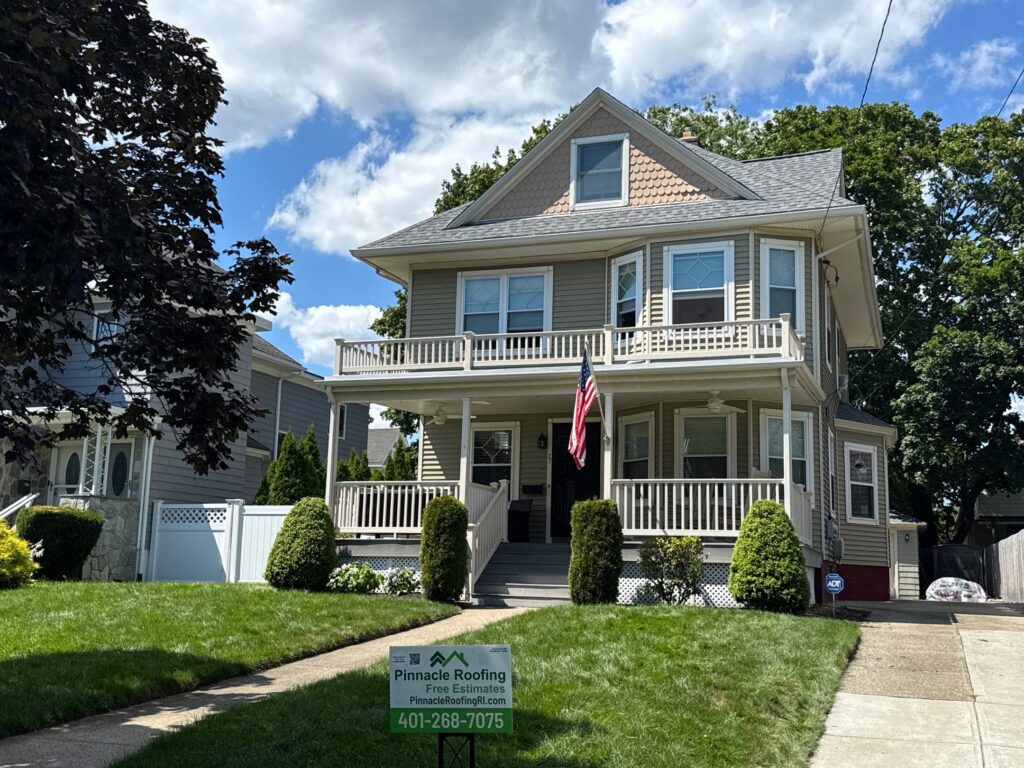 Roof replacement in Edgewood, RI — Project #12088 by Pinnacle Roofing & Skylights