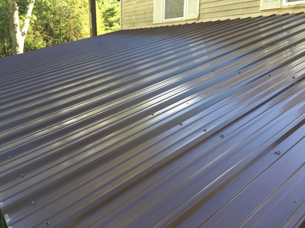 Roof replacement in Glocester, RI with metal — Project #11770 by Pinnacle Roofing & Skylights