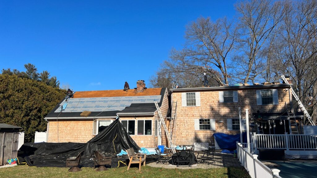 Roof replacement in Greenville, RI — Project #11771 by Pinnacle Roofing & Skylights