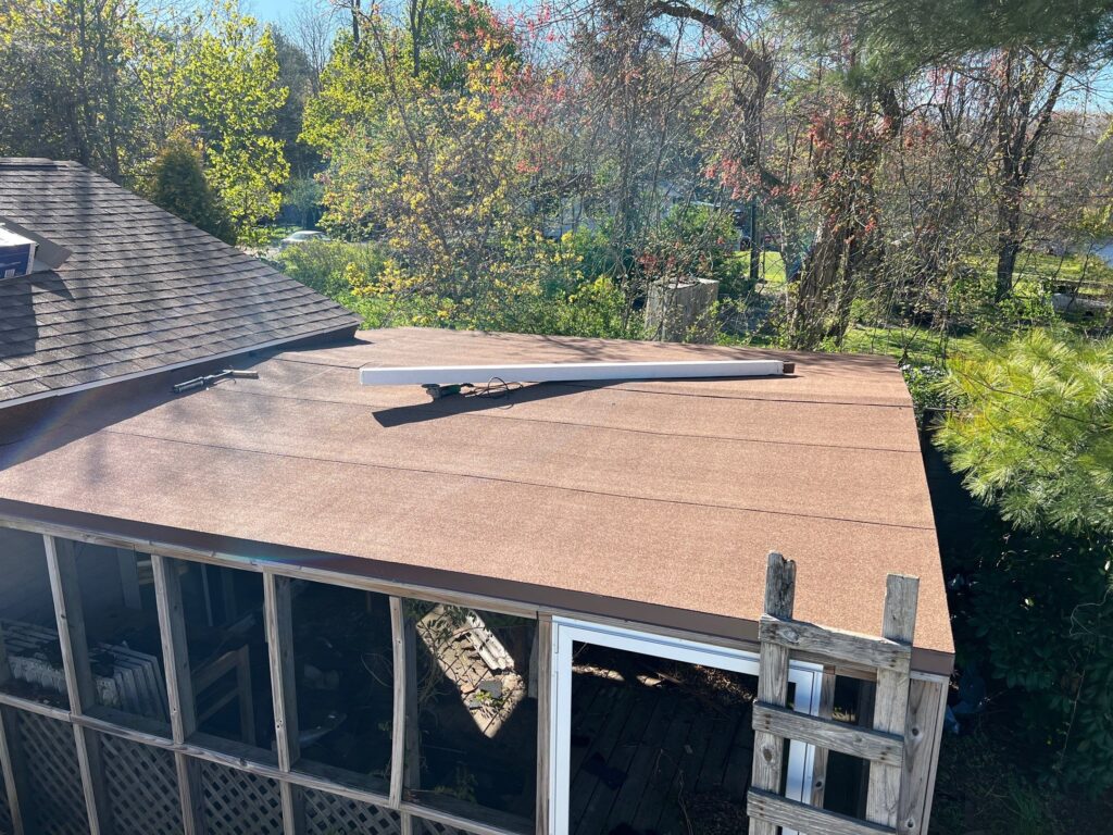 Roof replacement in Hope Valley, RI with asphalt shingles — Project #11644 by Pinnacle Roofing & Skylights