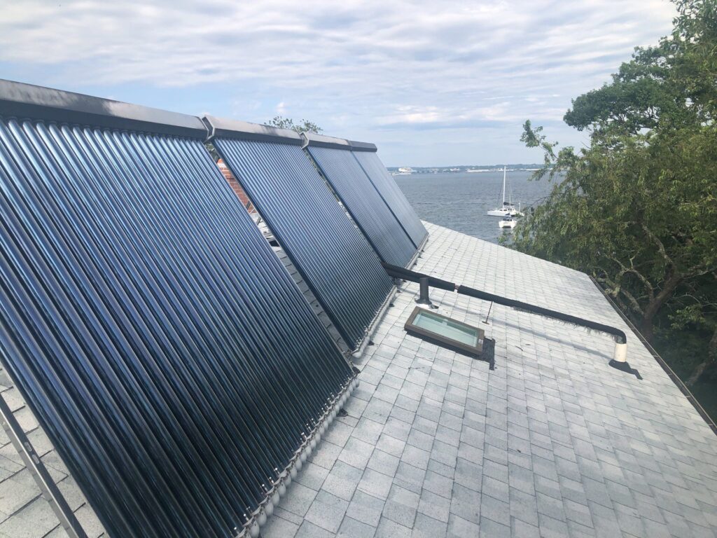 Roof replacement in Jamestown, RI with asphalt shingles — Project #12273 by Pinnacle Roofing & Skylights