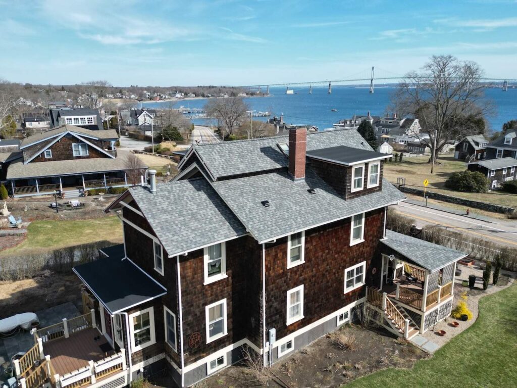 Roof replacement in Jamestown, RI using CertainTeed Landmark PRO — Project #12306 by Pinnacle Roofing & Skylights