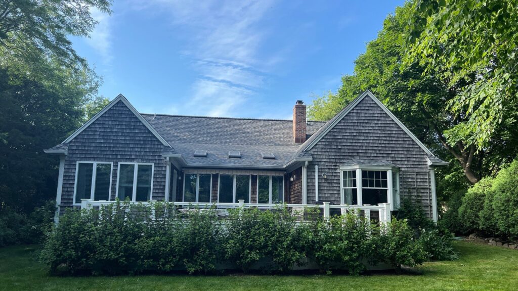 Roof replacement in Jamestown, RI — Project #12313 by Pinnacle Roofing & Skylights