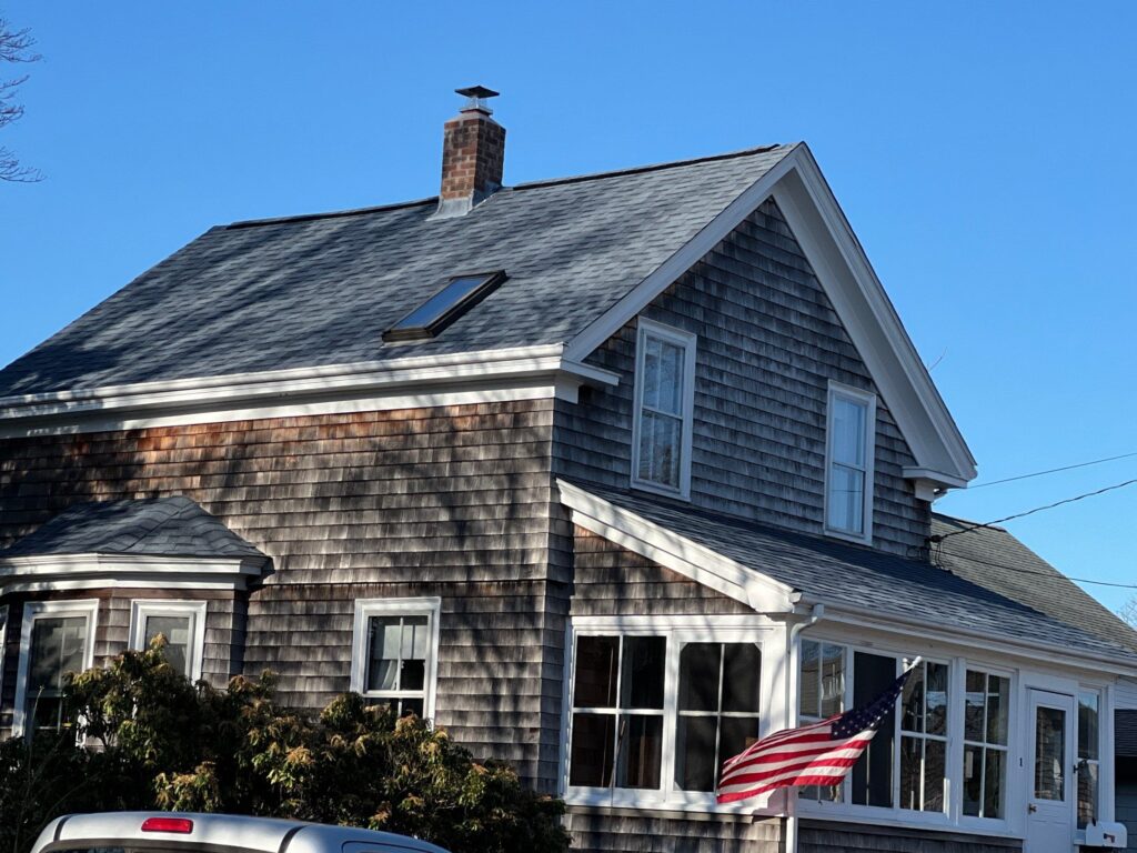 Roof replacement in Jamestown, RI — Project #12331 by Pinnacle Roofing & Skylights