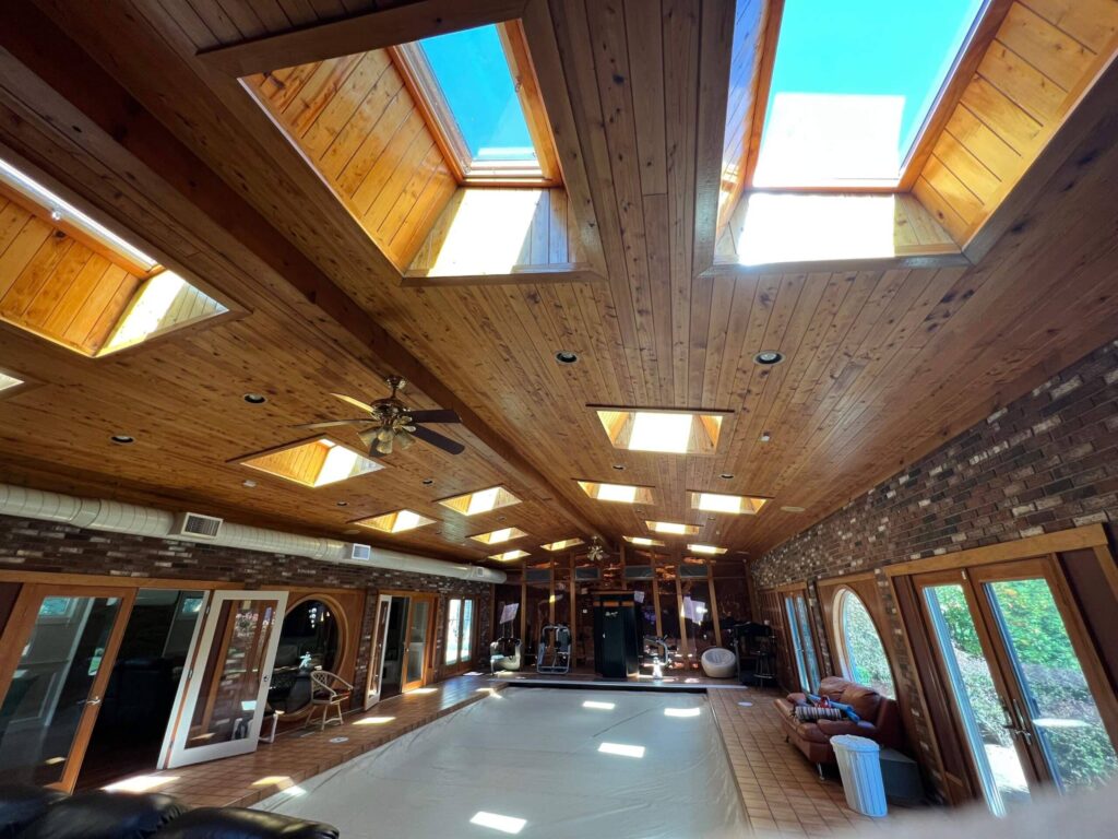 Skylight installation in Lincoln, RI — Project #12093 by Pinnacle Roofing & Skylights