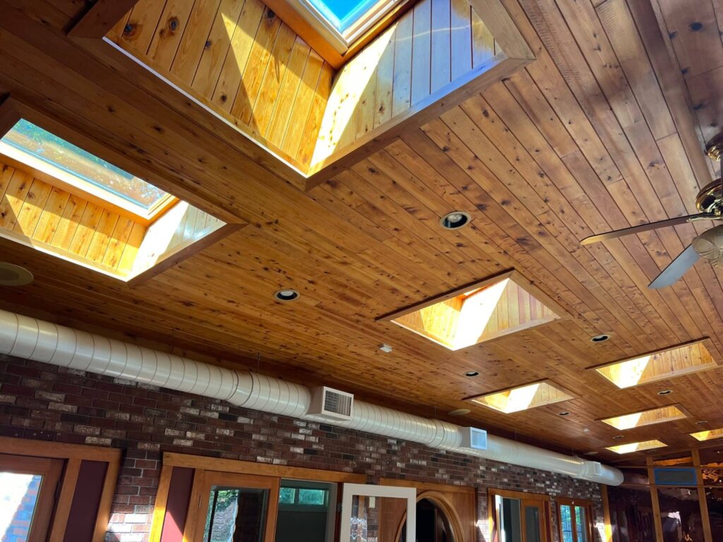 Skylight installation in Lincoln, RI — Project #12118 by Pinnacle Roofing & Skylights