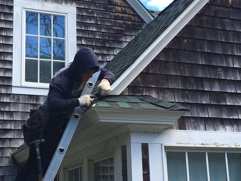 Gutter installation and Roof Repair in Little Compton, RI — Project #11830 by Pinnacle Roofing & Skylights