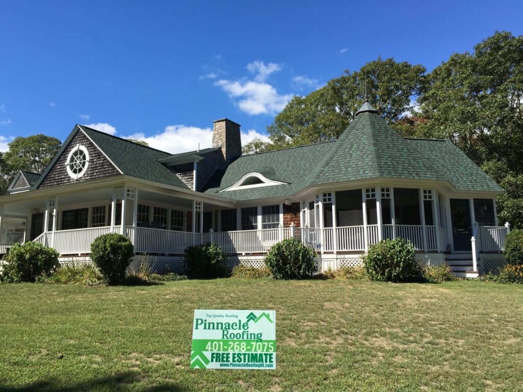 Roof replacement in Little Compton, RI using CertainTeed Landmark PRO — Project #11927 by Pinnacle Roofing & Skylights