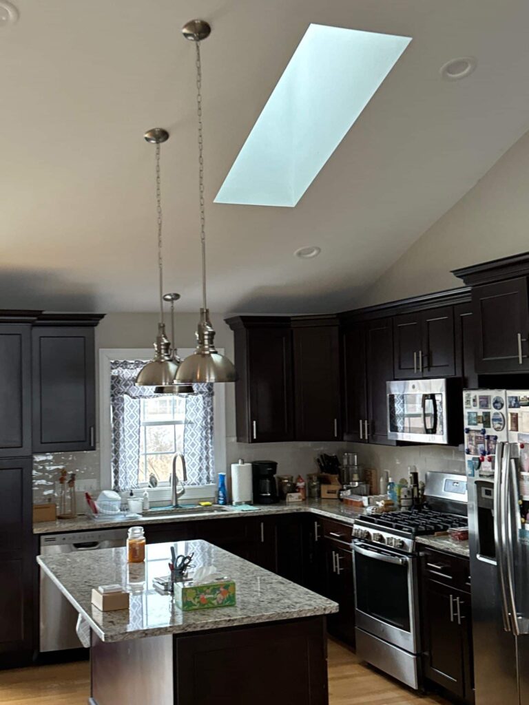 Skylight installation in Middletown, RI — Project #12094 by Pinnacle Roofing & Skylights