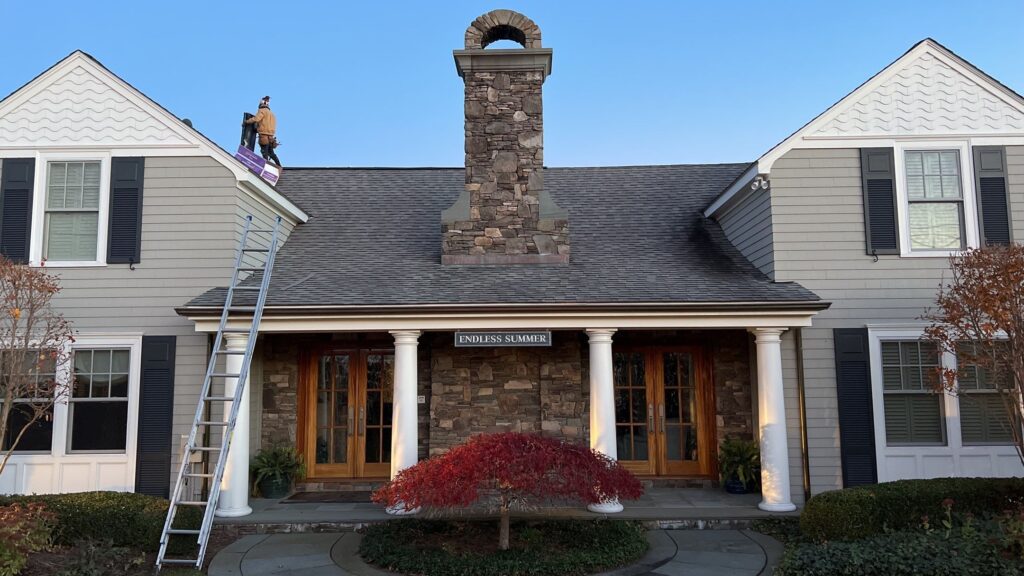 Roof replacement in Narragansett, RI with asphalt shingles — Project #12245 by Pinnacle Roofing & Skylights