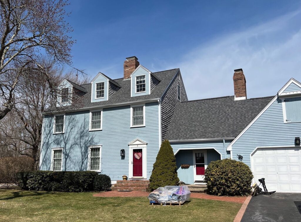 Roof replacement in Narragansett, RI with asphalt shingles — Project #11833 by Pinnacle Roofing & Skylights