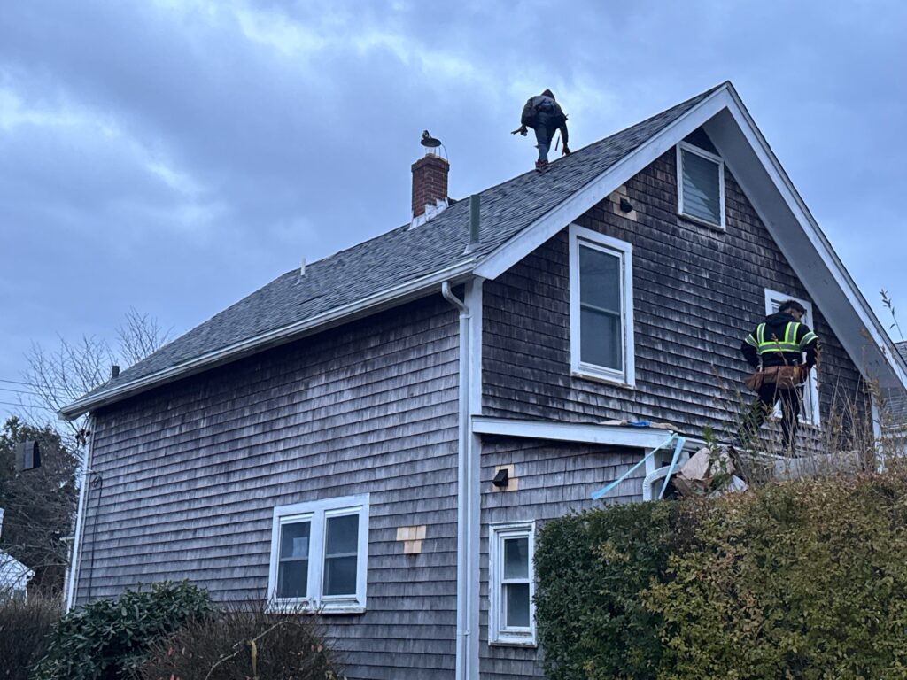 Roof replacement in Newport, RI — Project #12143 by Pinnacle Roofing & Skylights