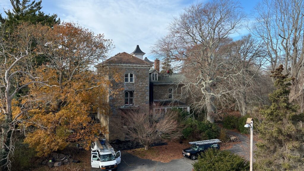 Roof replacement in Newport, RI — Project #12194 by Pinnacle Roofing & Skylights