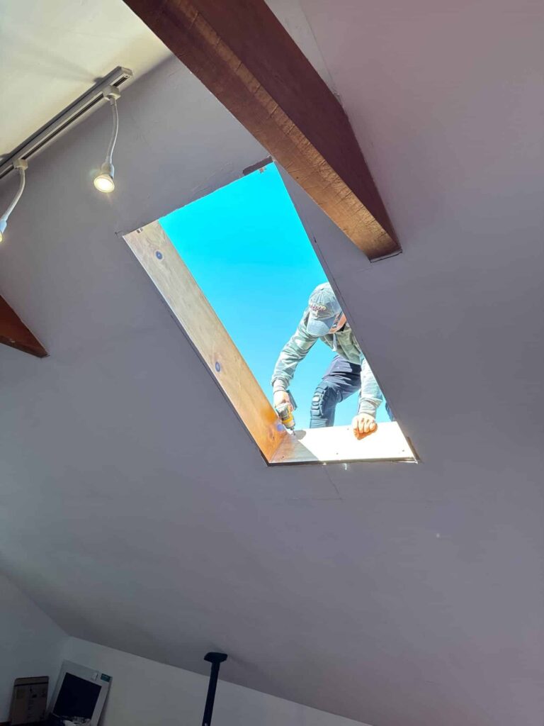 Skylight installation in Newport, RI — Project #12237 by Pinnacle Roofing & Skylights