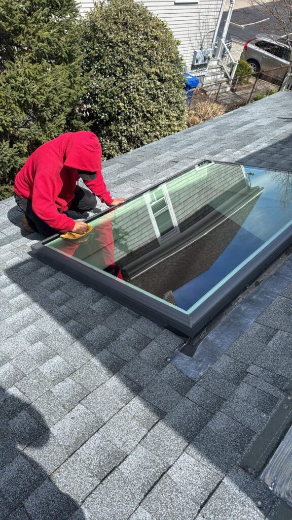 Skylight installation in Newport, RI — Project #12253 by Pinnacle Roofing & Skylights