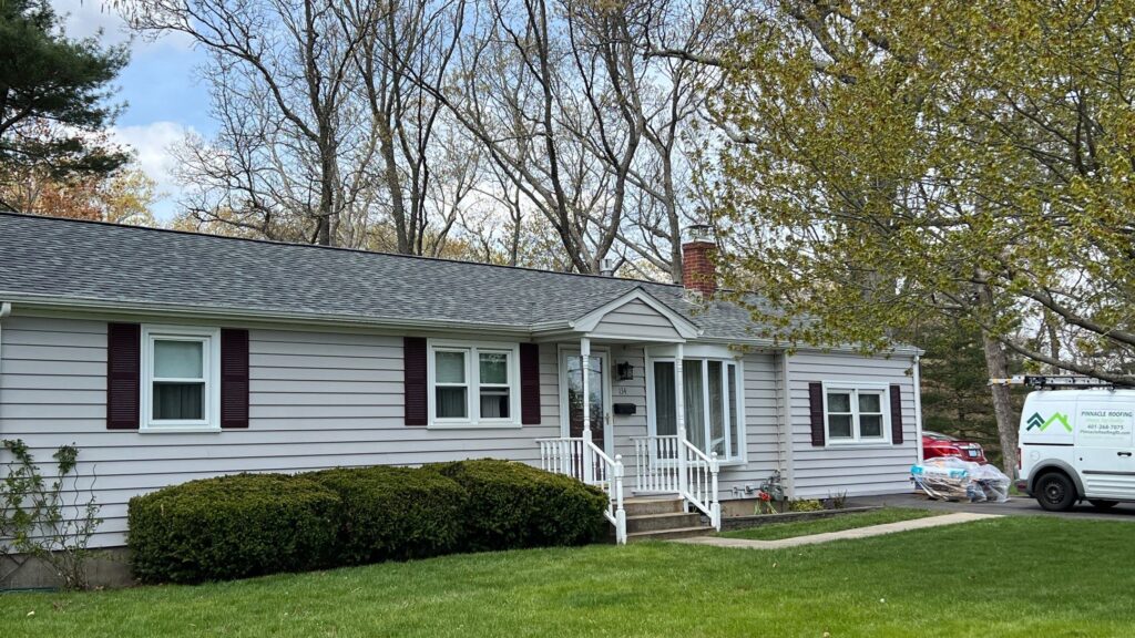 Roof replacement in North Kingstown, RI using CertainTeed Landmark PRO — Project #12210 by Pinnacle Roofing & Skylights