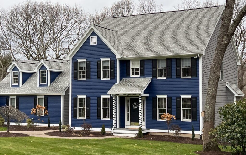 Roof replacement in North Kingstown, RI with asphalt shingles — Project #12299 by Pinnacle Roofing & Skylights