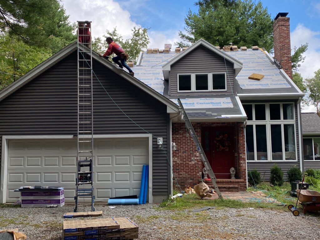 Roof replacement in Pascoag, RI — Project #11662 by Pinnacle Roofing & Skylights