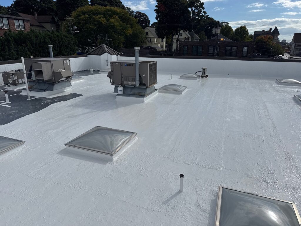 Commercial roofing in Pawtucket, RI — Project #11733 by Pinnacle Roofing & Skylights