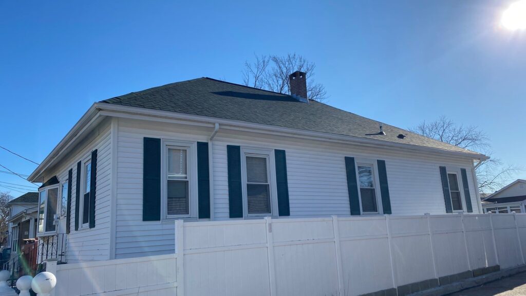 Roof replacement in Pawtucket, RI — Project #12180 by Pinnacle Roofing & Skylights