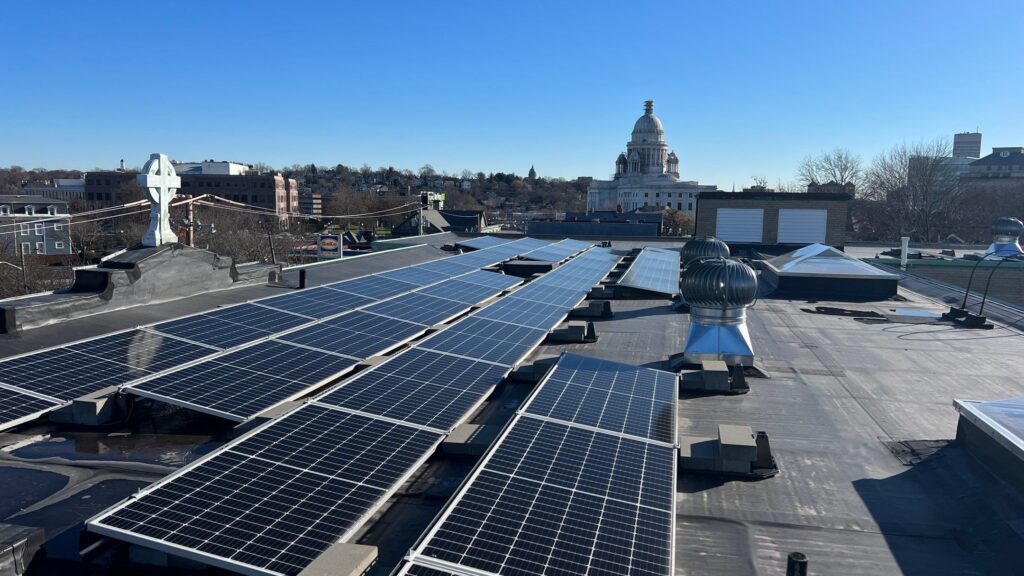 Commercial roofing in Providence, RI — Project #12073 by Pinnacle Roofing & Skylights