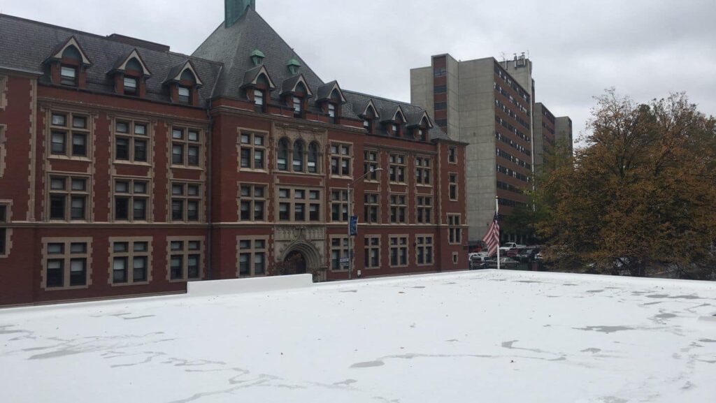 Commercial roofing in Providence, RI — Project #12248 by Pinnacle Roofing & Skylights