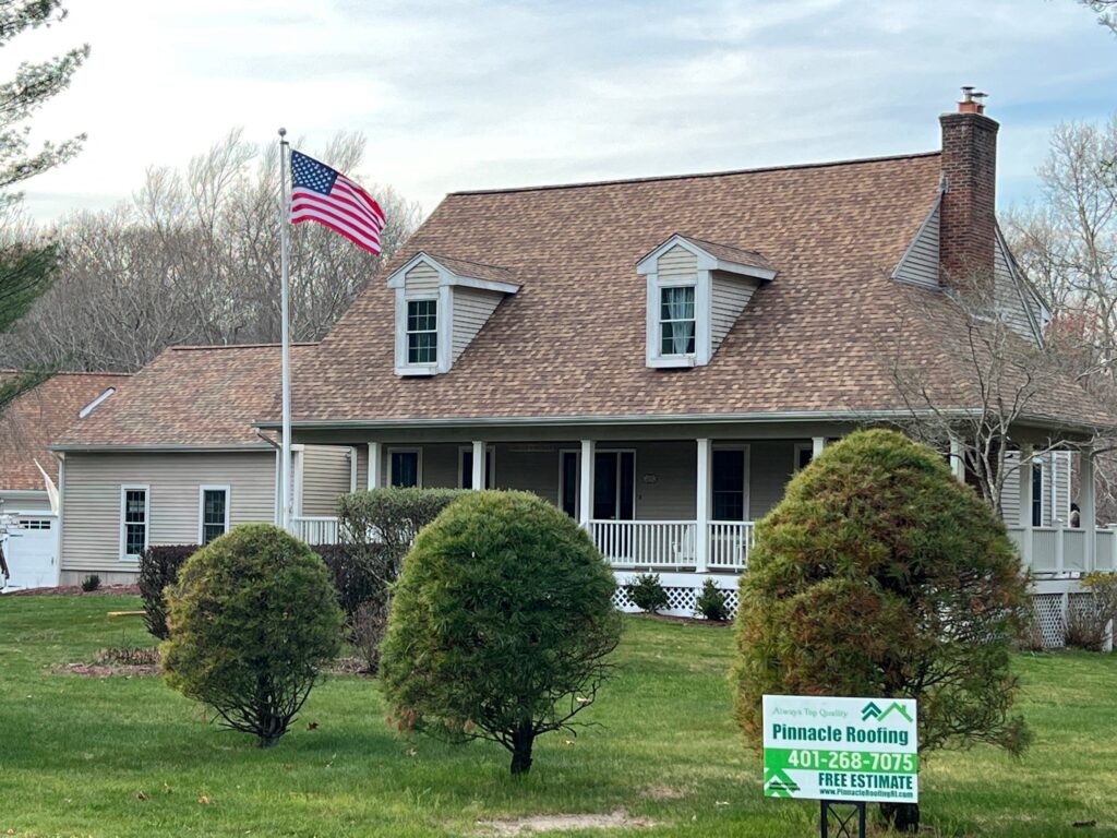 Roof replacement in Richmond, RI with cedar shake — Project #11936 by Pinnacle Roofing & Skylights