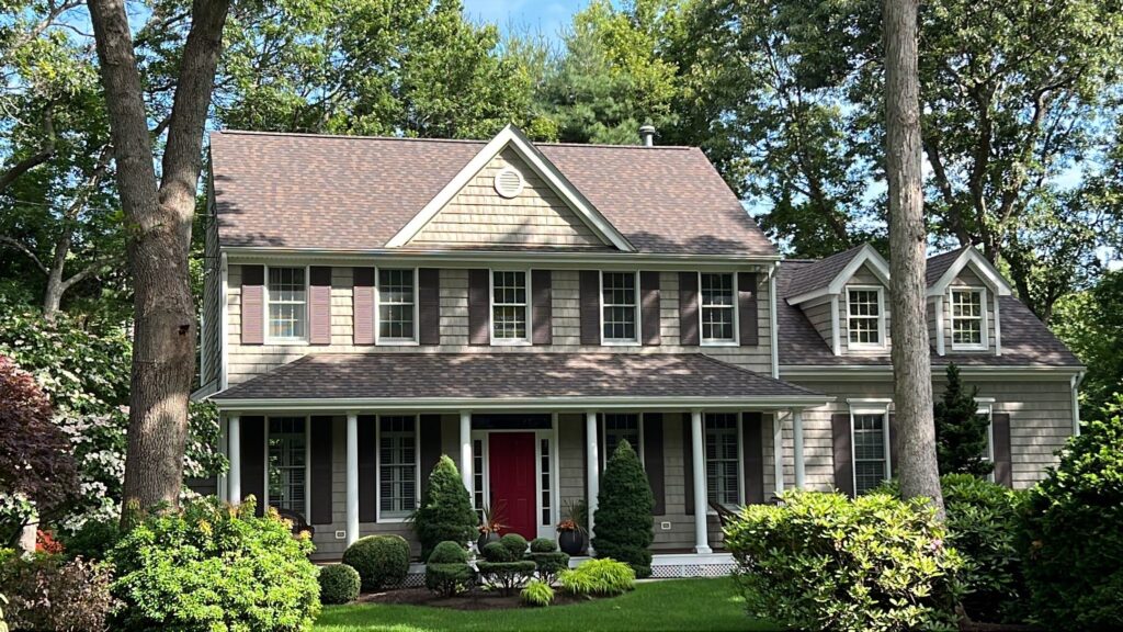 Roof replacement in Saunderstown, RI with asphalt shingles — Project #12229 by Pinnacle Roofing & Skylights
