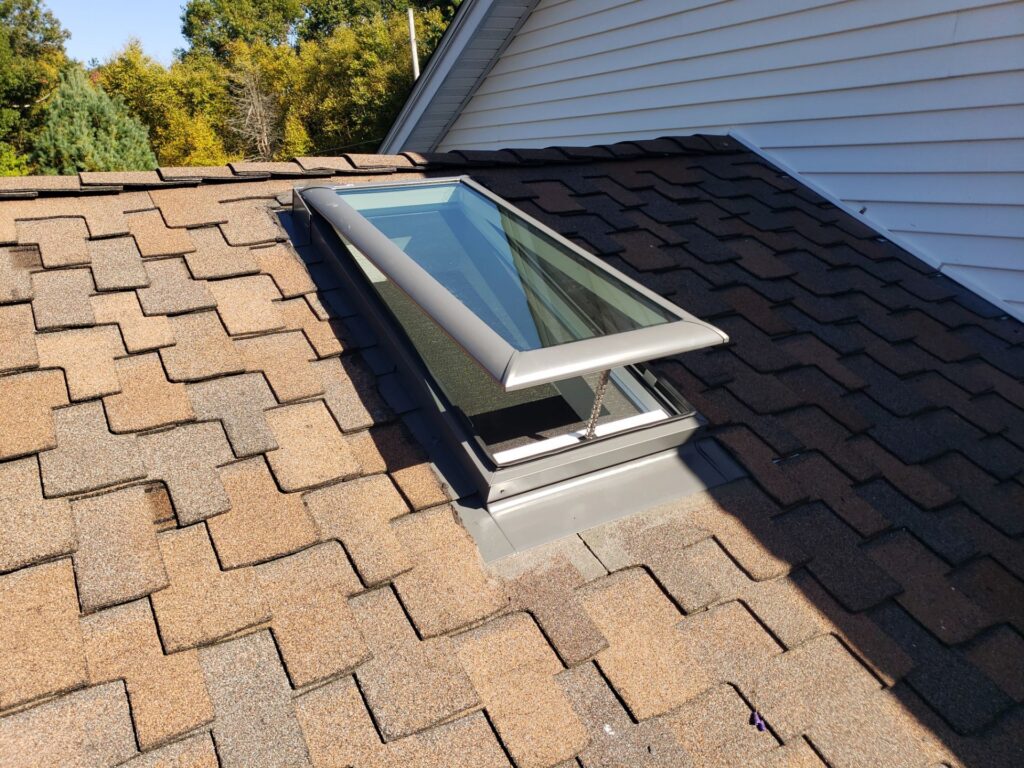 Skylight installation in Scituate, RI — Project #11795 by Pinnacle Roofing & Skylights