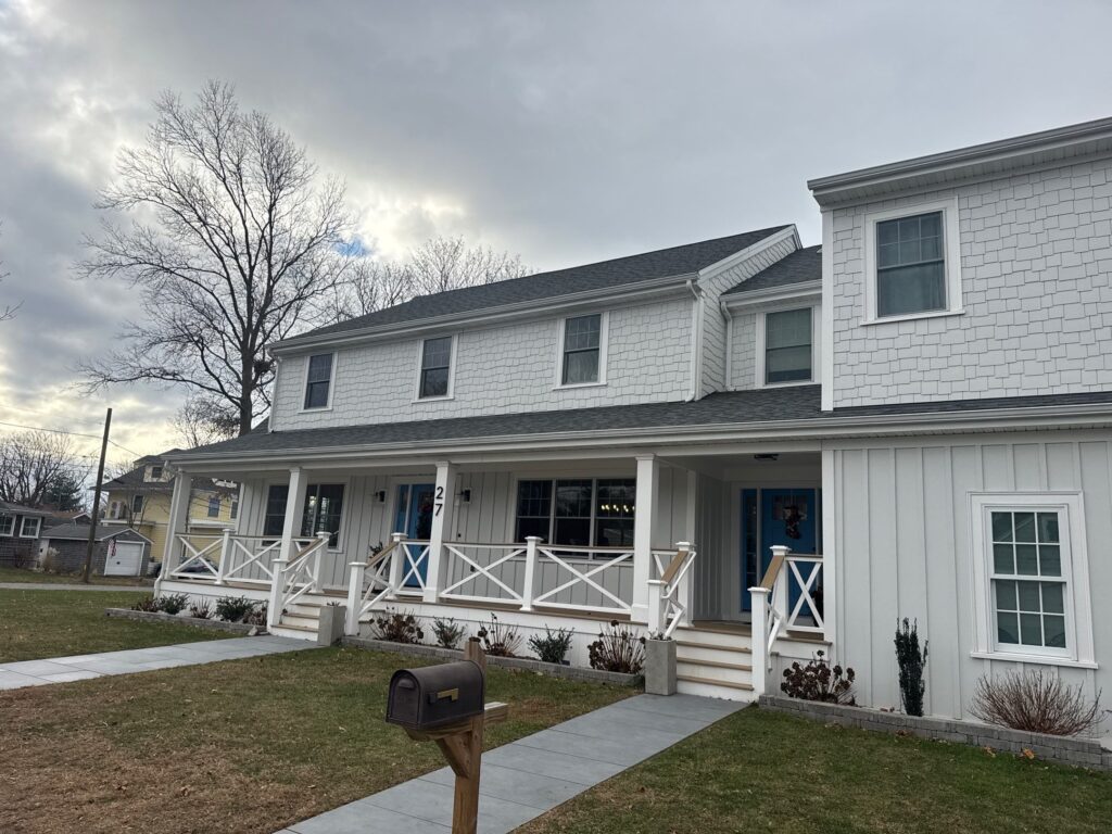 Siding in Barrington, RI with cedar shake — Project #11848 by Pinnacle Roofing & Skylights