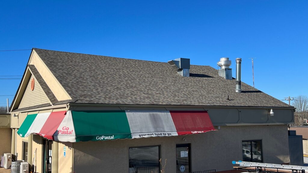Commercial roofing in Wakefield, RI with asphalt shingles — Project #11687 by Pinnacle Roofing & Skylights