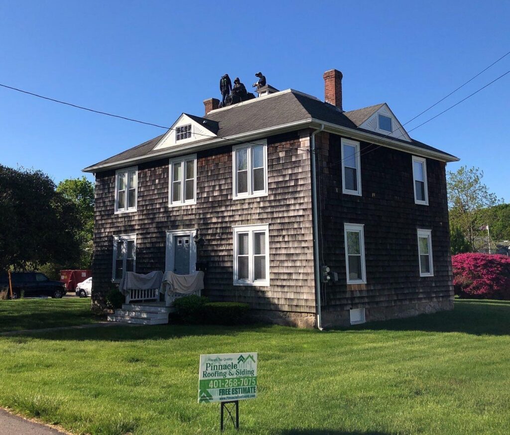 Historical Roof replacement in Wakefield, RI with asphalt shingles — Project #11898 by Pinnacle Roofing & Skylights