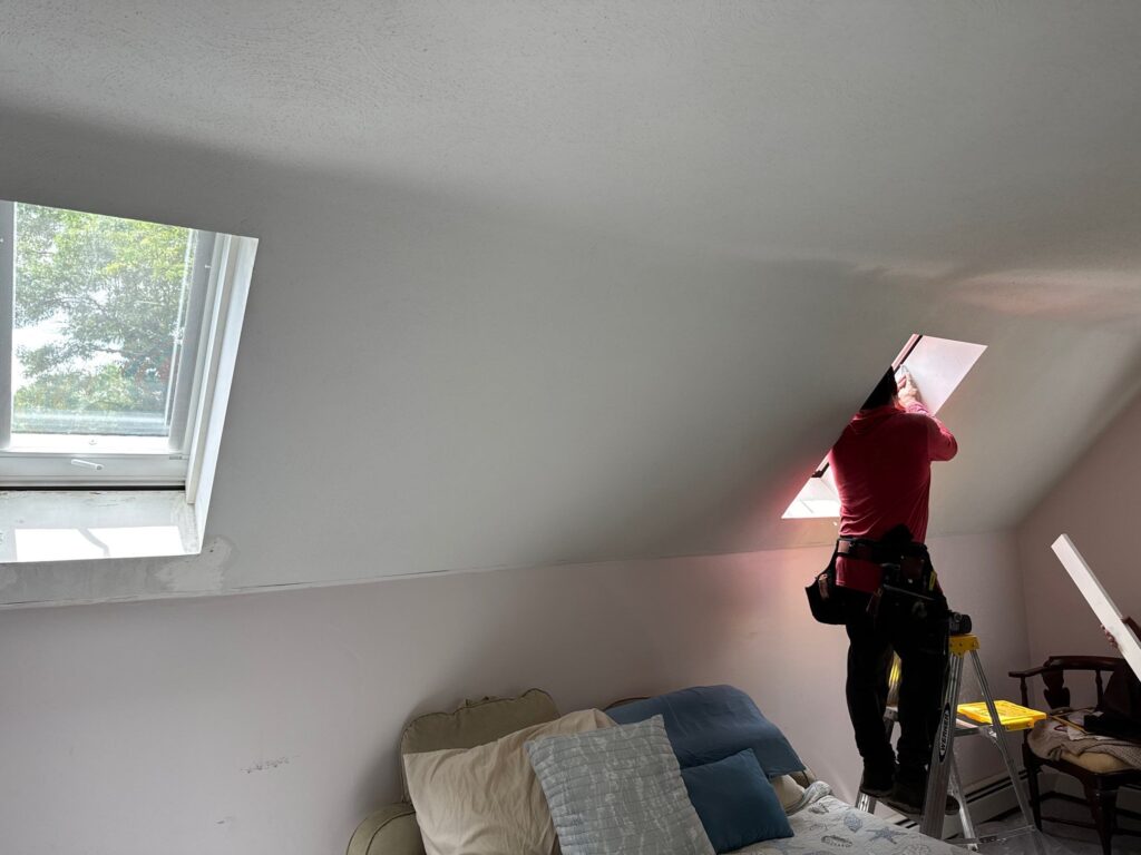 Skylight installation in Wakefield, RI — Project #12169 by Pinnacle Roofing & Skylights