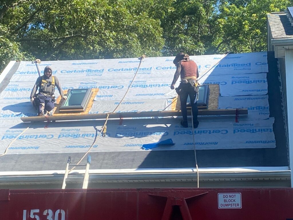Skylight installation in Wakefield, RI — Project #12185 by Pinnacle Roofing & Skylights