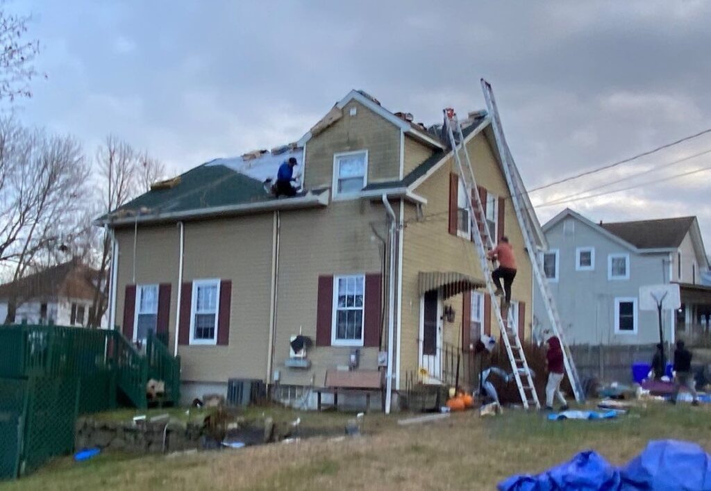 Roof replacement in West Warwick, RI with asphalt shingles — Project #11856 by Pinnacle Roofing & Skylights