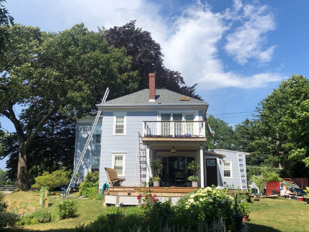 Roof replacement in Wickford, RI with asphalt shingles — Project #11904 by Pinnacle Roofing & Skylights